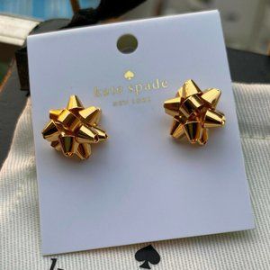 kate spade holiday bow earrings